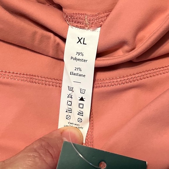 Halara Pink/Coral Wide Leg Flare Yoga Pants High Waist Comfort XL Tall NWT - Picture 5 of 11